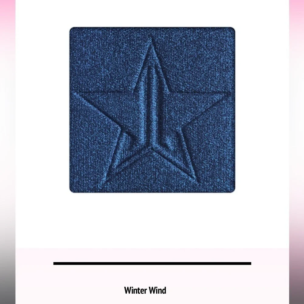 Jeffree Star Eyeshadow, Winter Wind, a blue color. NEW!